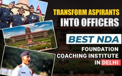 Group of NDA aspirants in uniform training at the Best NDA Foundation Coaching Institute in Delhi